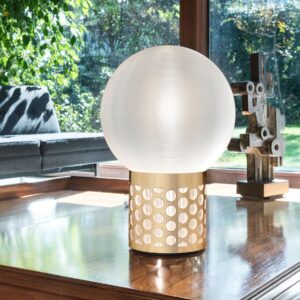 Atmosfera slamp lampa stołowa, lamy ramko migdałowa 3 warszawa