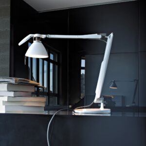 lampa biurkowa luceplan Fortebraccio, lampy ramko, lampy migdałowa, Fortebraccio, lampy na biurko, lampy biurkowe